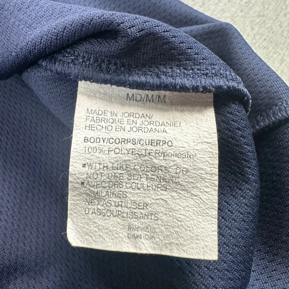 Under Armour Polo Shirt Men Medium Navy Blue Micro Stripe Loose Fit Short Sleeve